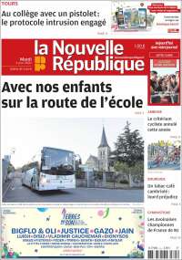 Portada de La Nouvelle Republique (Francia)