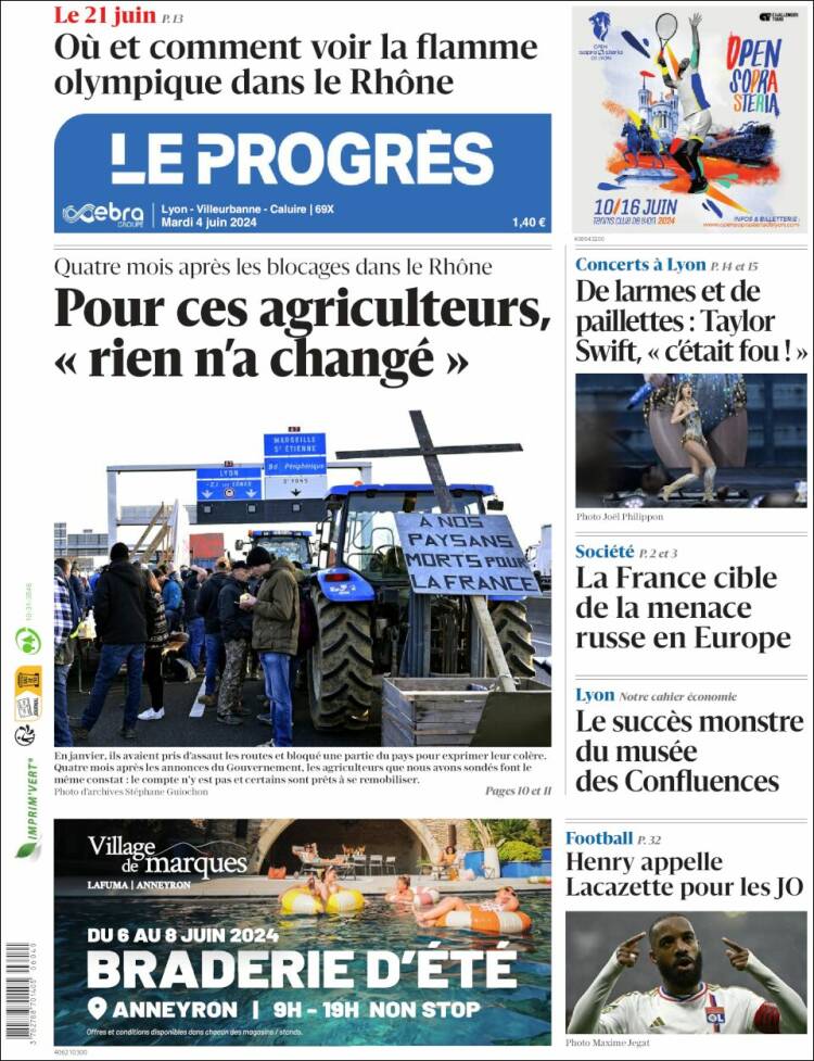 Portada de Progres de Fecamp (Francia)