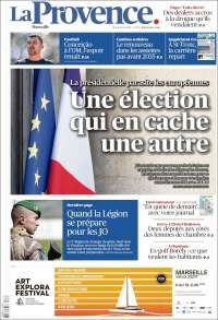 Portada de La Provence (Francia)