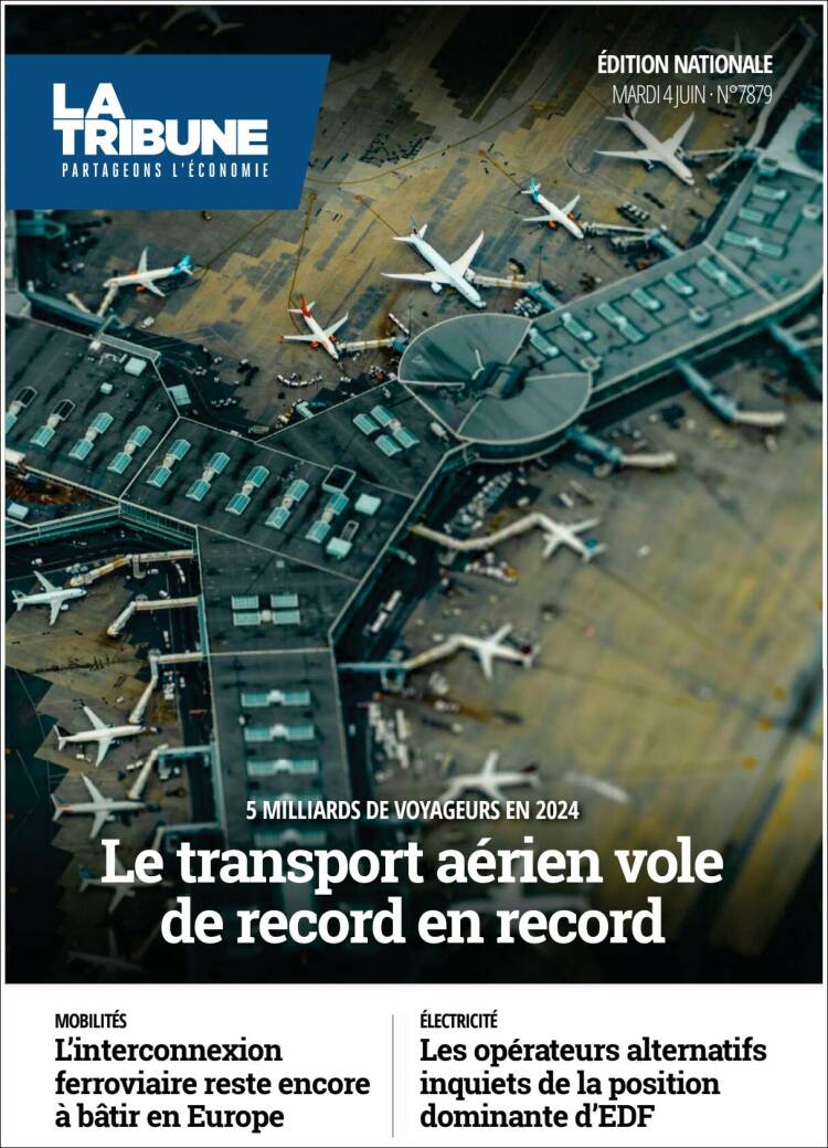 Portada de La Tribune (Francia)