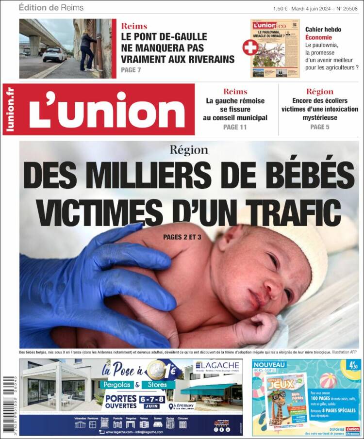 Portada de L'Union (Francia)