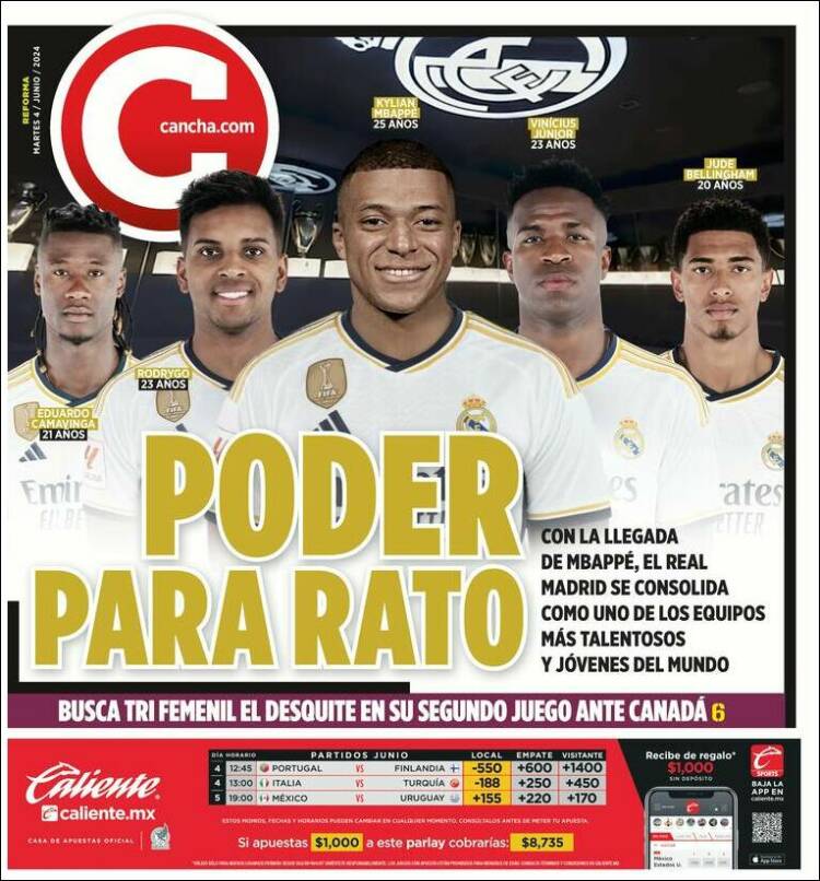 Portada de Cancha (M&eacute;xico)
