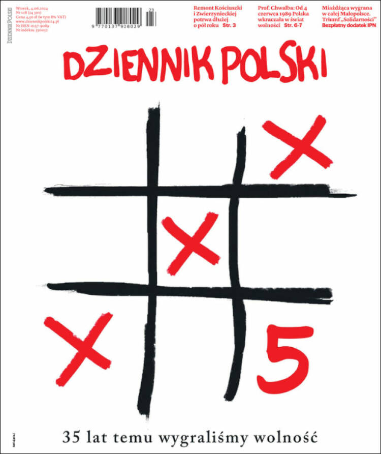 Portada de Dziennik (Polonia)