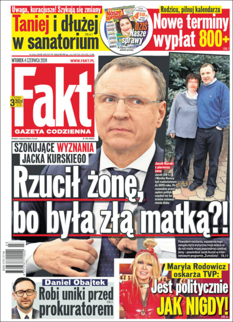 Portada de Fakt (Polonia)