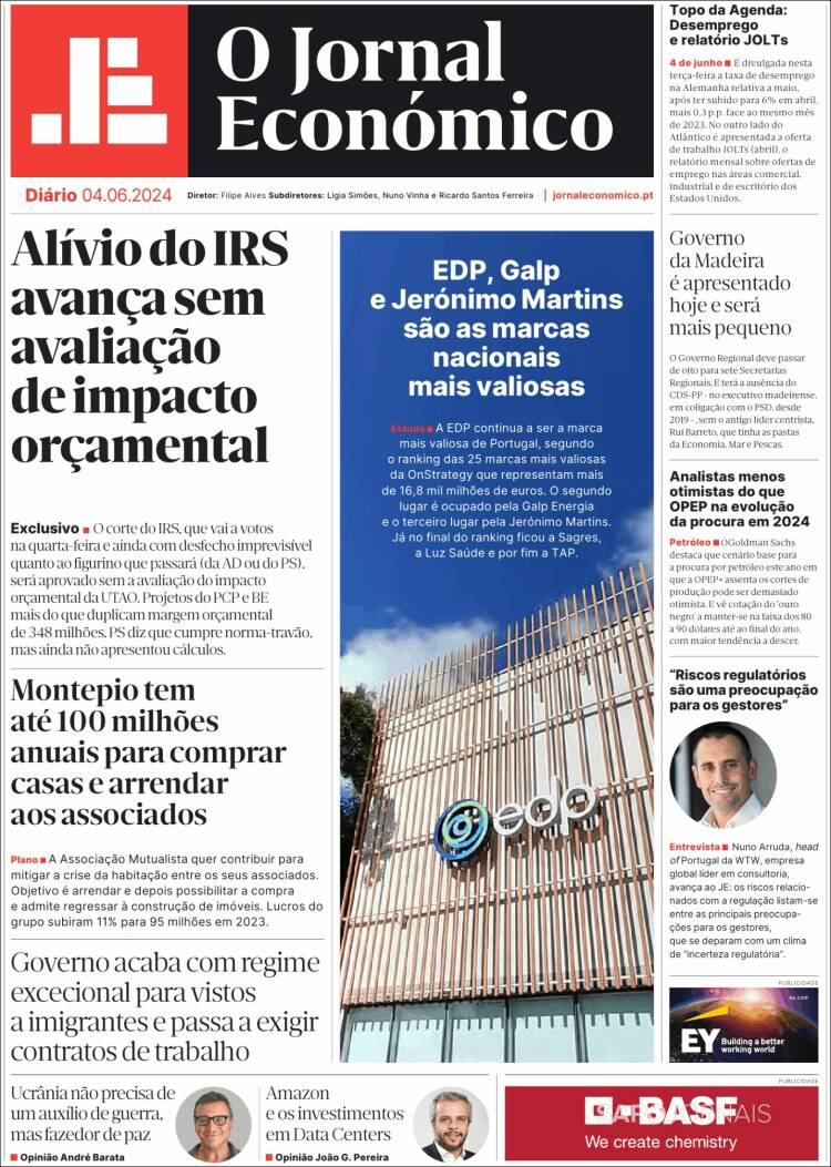 Portada de Oje (Portugal)