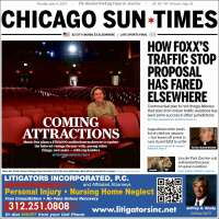 Portada de Chicago Sun-Times (USA)