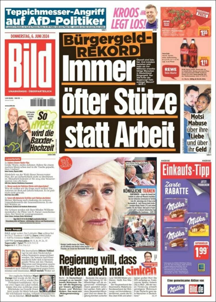 Portada de Bild (Alemania)