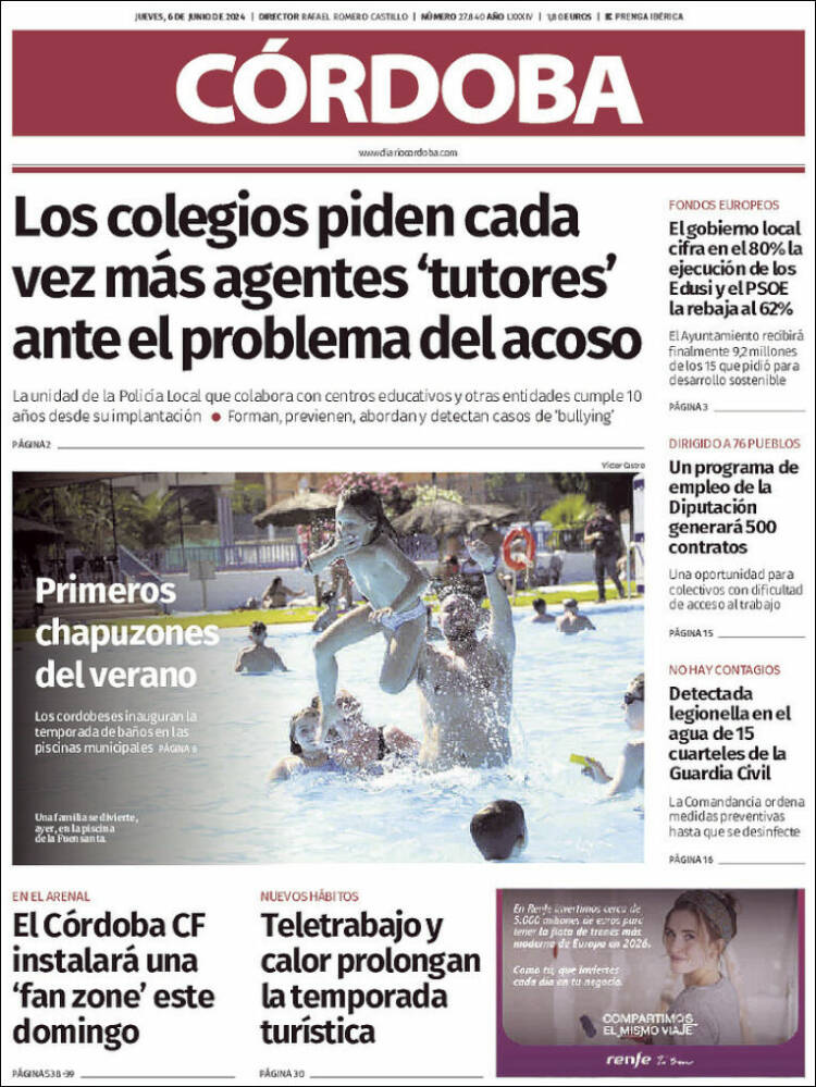 Portada de Diario de Córdoba (España)