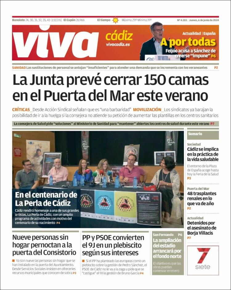 Portada de Información - Cadiz (España)