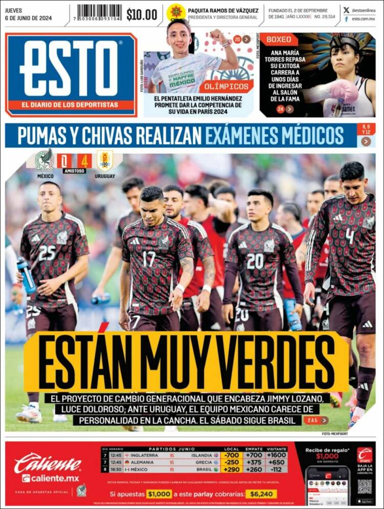 Portada de Esto (M&eacute;xico)