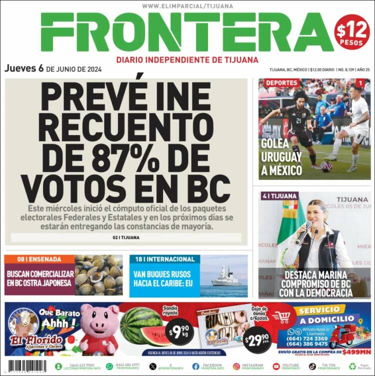 Portada de Frontera (M&eacute;xico)