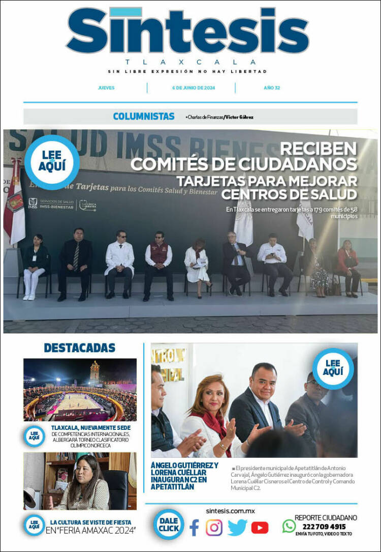 Portada de Síntesis de Tlaxcala (M&eacute;xico)