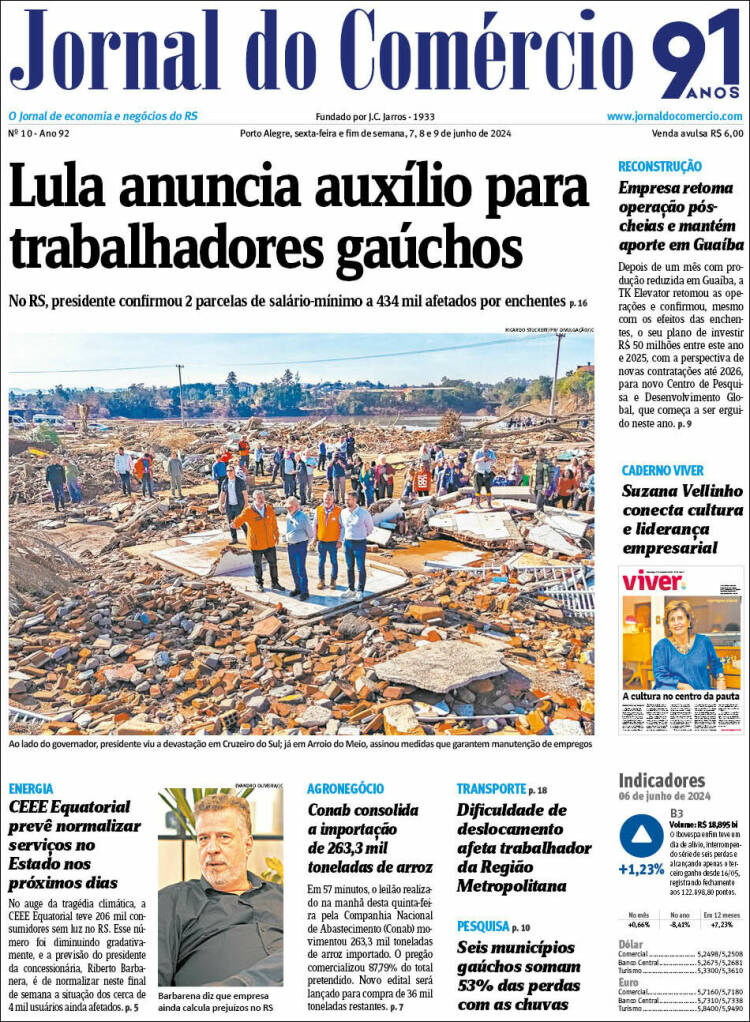 Portada de Jornal do Comércio (Brasil)