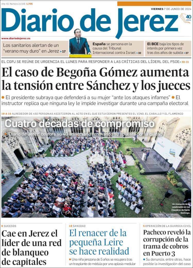 Portada de Diario de Jerez (España)