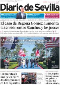 Portada de Diario de Sevilla (España)