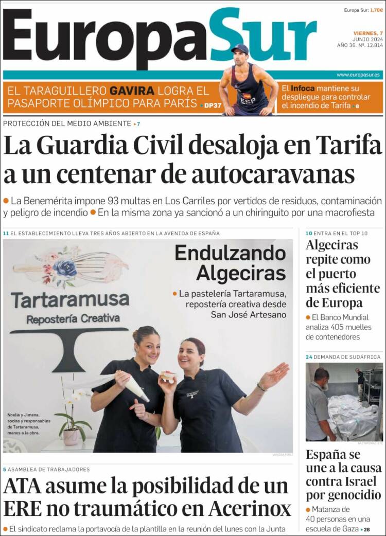 Portada de Europa Sur (España)