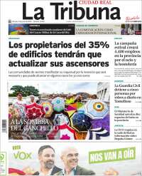 Portada de La Tribuna de Ciudad Real (España)