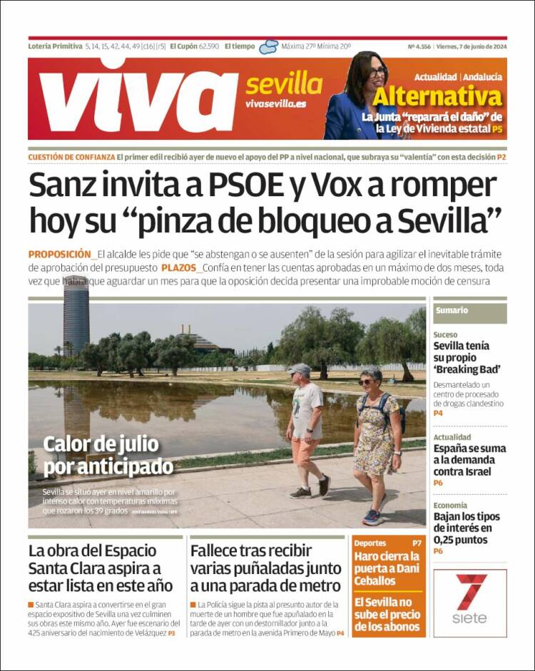 Portada de Viva Sevilla (España)