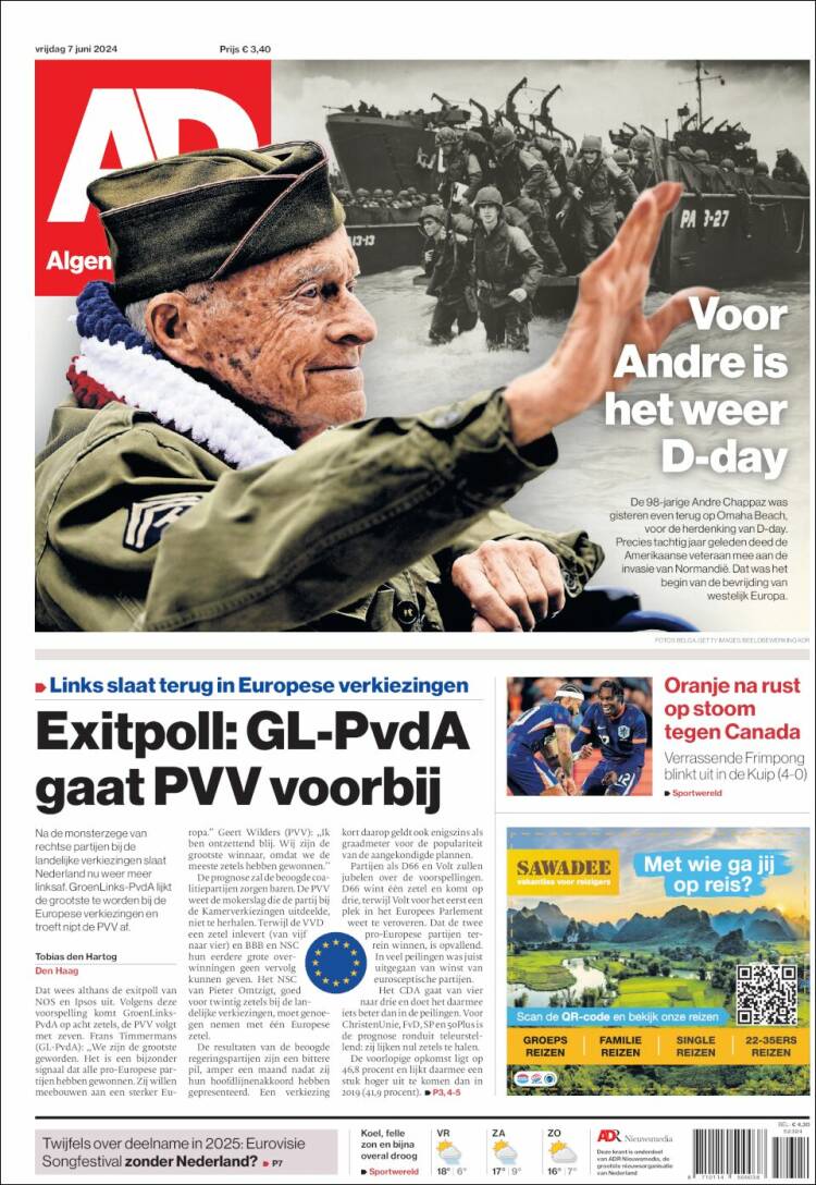 Portada de AD (Pa&iacute;ses Bajos)