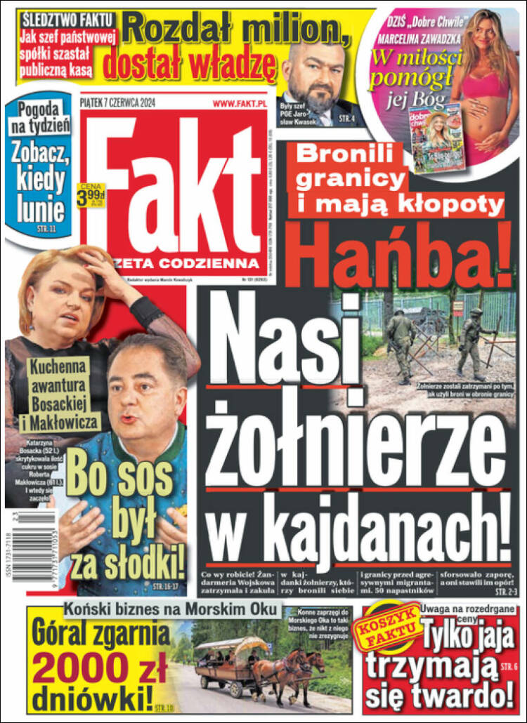 Portada de Fakt (Polonia)