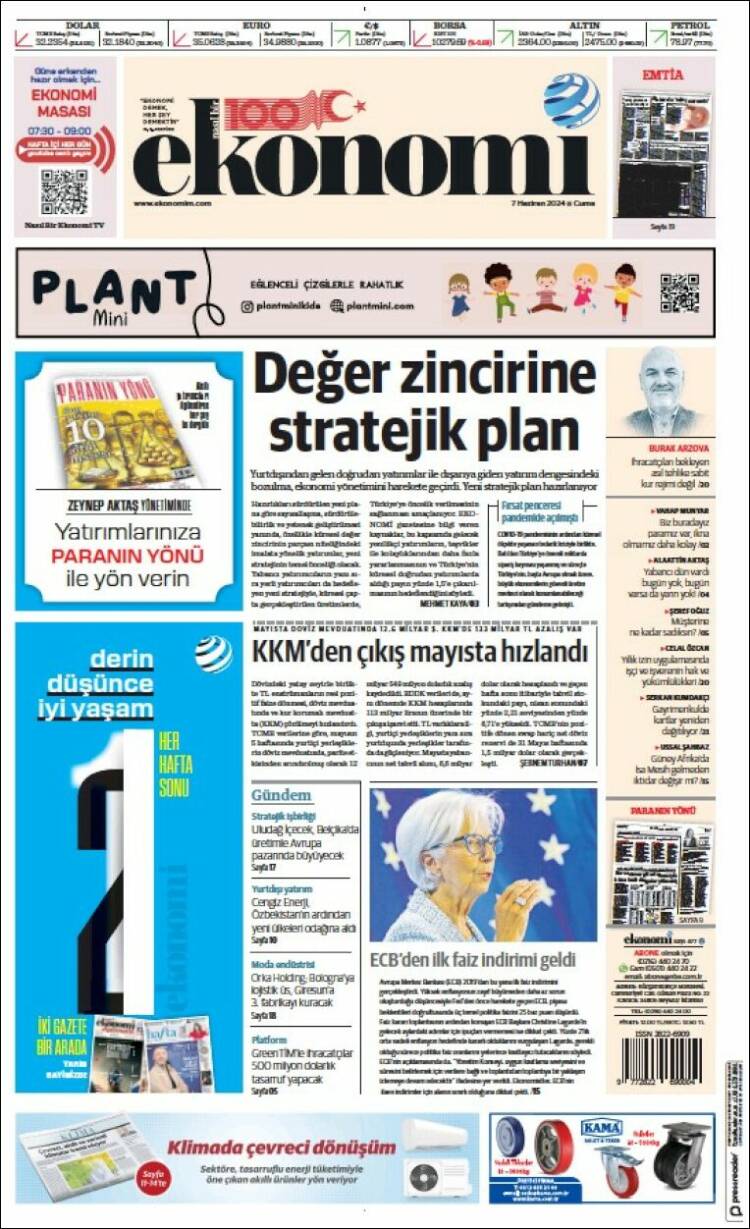 Portada de Dünya (Turqu&iacute;a)