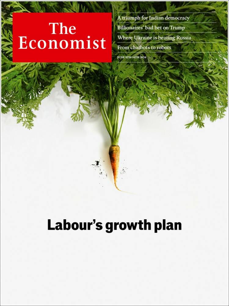 Portada de The Economist (Reino Unido)