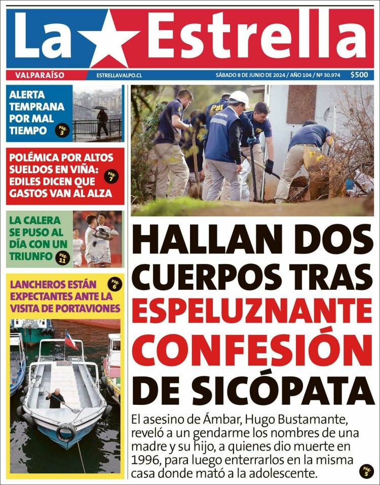 Portada de Estrella de Valparaiso (Chile)