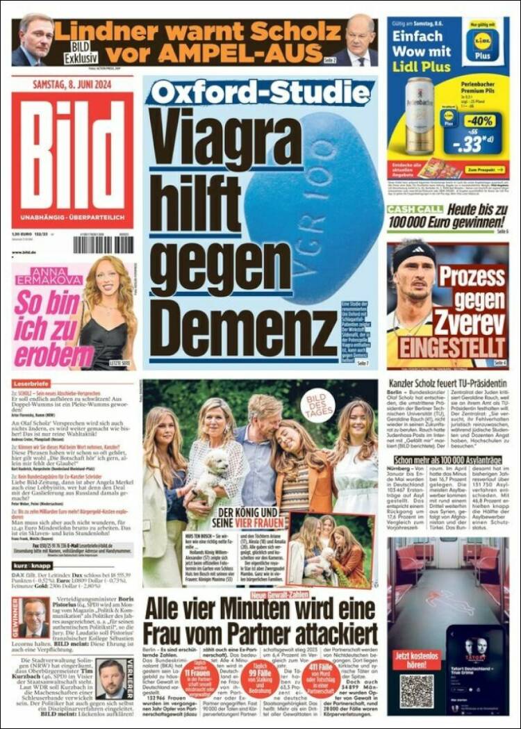 Portada de Bild (Alemania)