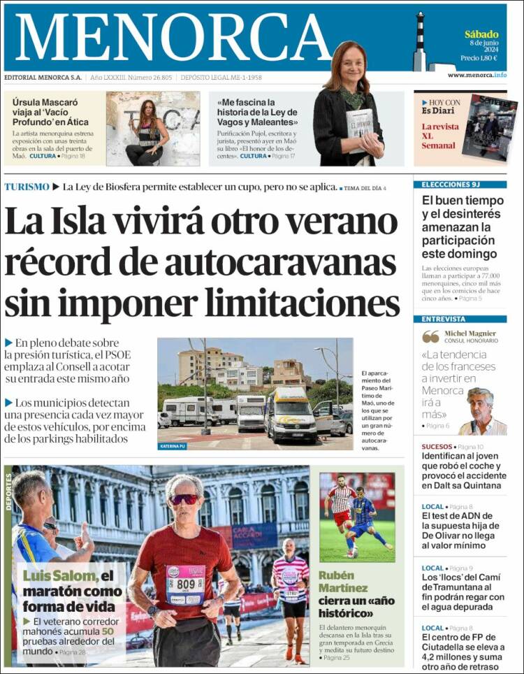 Portada de Menorca - Diario Insular (España)
