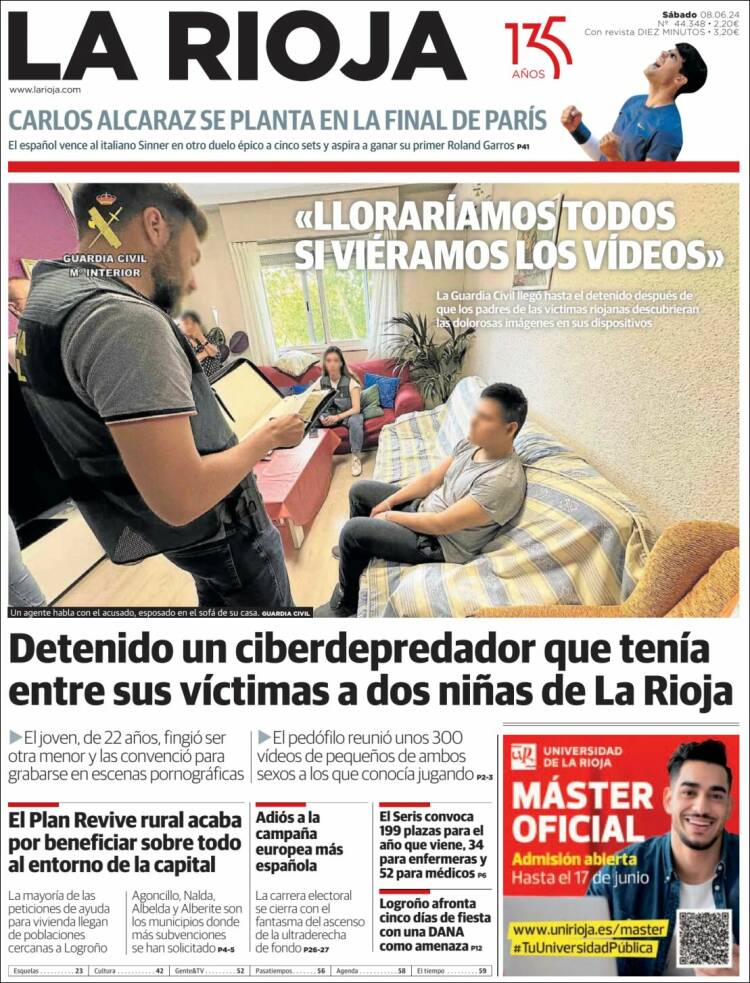 Portada de La Rioja (España)