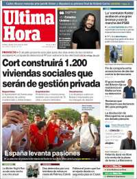 Portada de Última Hora (España)