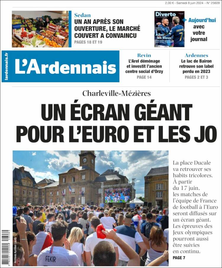 Portada de L'Ardenais (Francia)