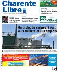 Portada de Charente Libre (Francia)