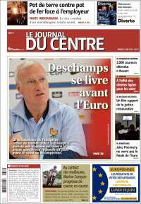 Portada de Le Journal du Centre (Francia)