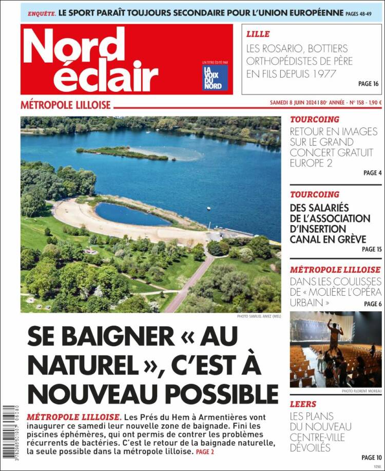 Portada de Nord Éclair (Francia)