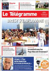 Portada de Télégramme (Francia)