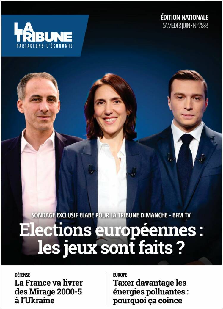 Portada de La Tribune (Francia)