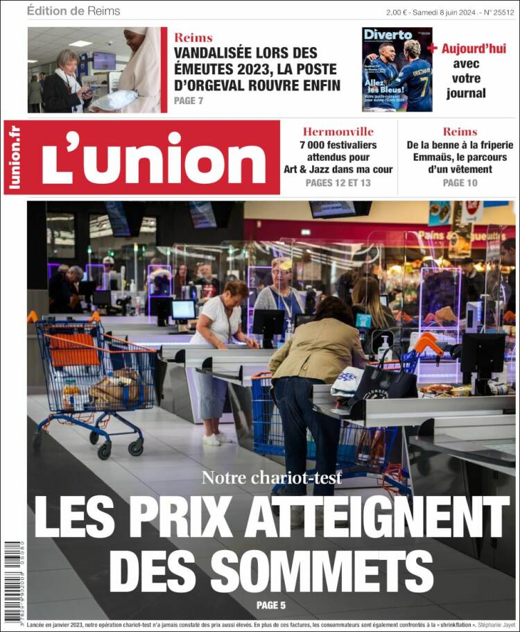 Portada de L'Union (Francia)