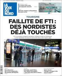 Portada de La Voix du Nord (Francia)