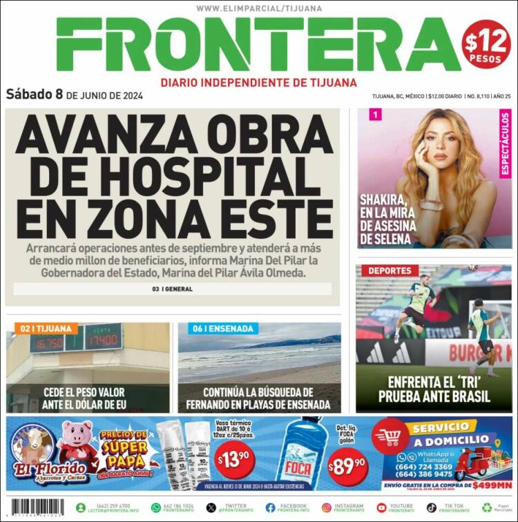 Portada de Frontera (M&eacute;xico)