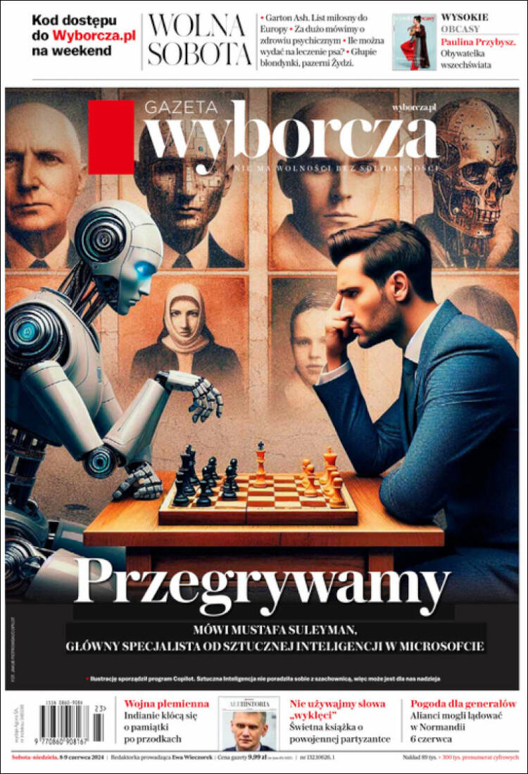 Portada de Gazeta Wyborcza (Polonia)
