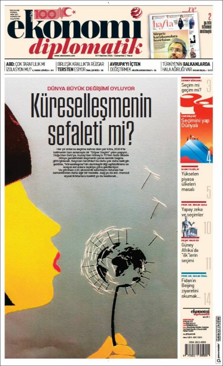 Portada de Dünya (Turqu&iacute;a)