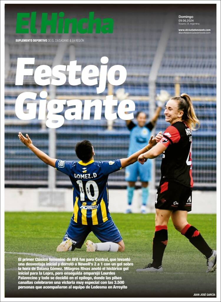 Portada de El Hincha (Argentina)