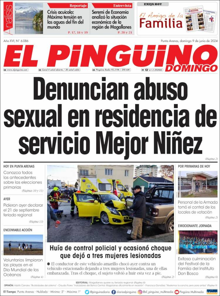 Portada de El Pingüino (Chile)