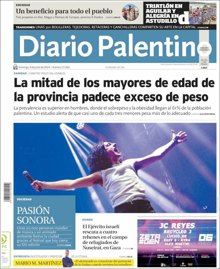 Portada de Diario Palentino (Espa&ntilde;a)