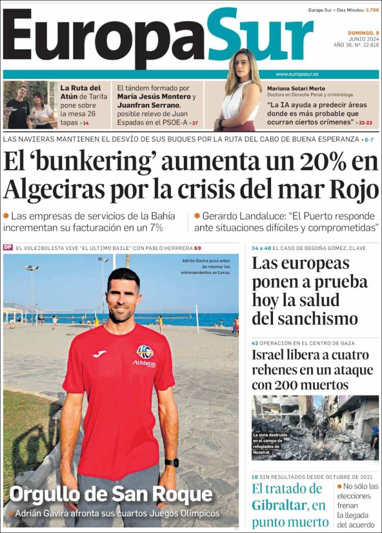 Portada de Europa Sur (Espa&ntilde;a)