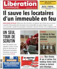 Portada de Libération Champagne (Francia)