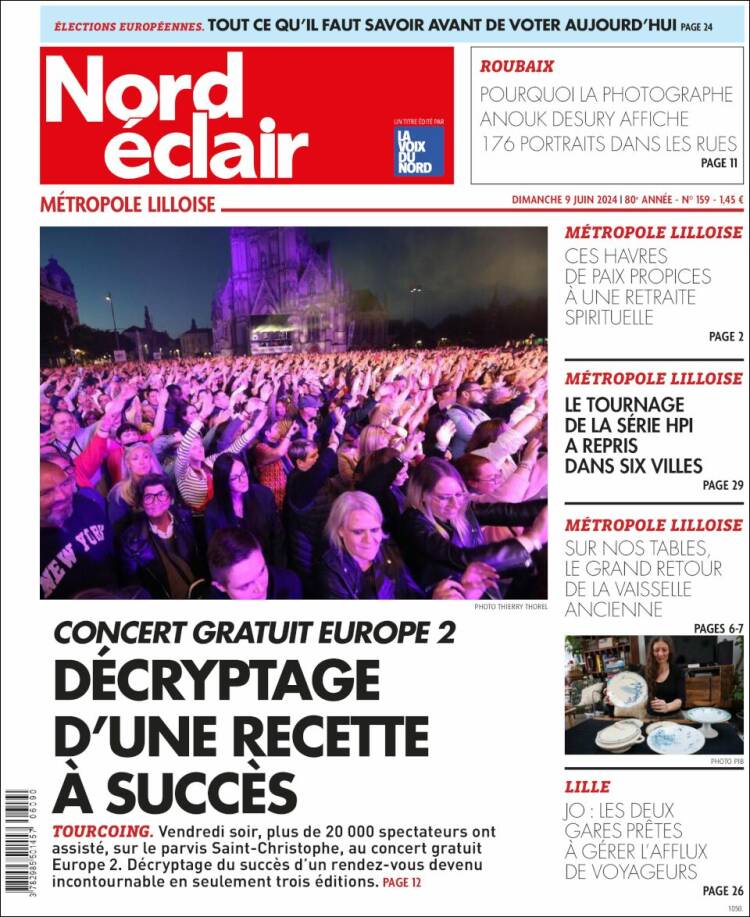 Portada de Nord Éclair (Francia)