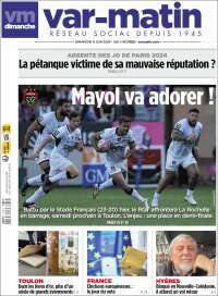 Portada de Var-Matin (Francia)