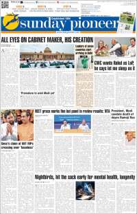 Portada de The Pioneer (India)